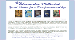 Desktop Screenshot of alexandermaterial.com