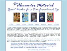 Tablet Screenshot of alexandermaterial.com